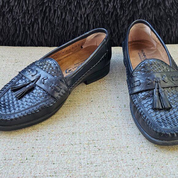 Nunn Bush Men Shoes Strafford Woven Boys Slip-on Tassel Loafer Sz 8.5 - Picture 4 of 12